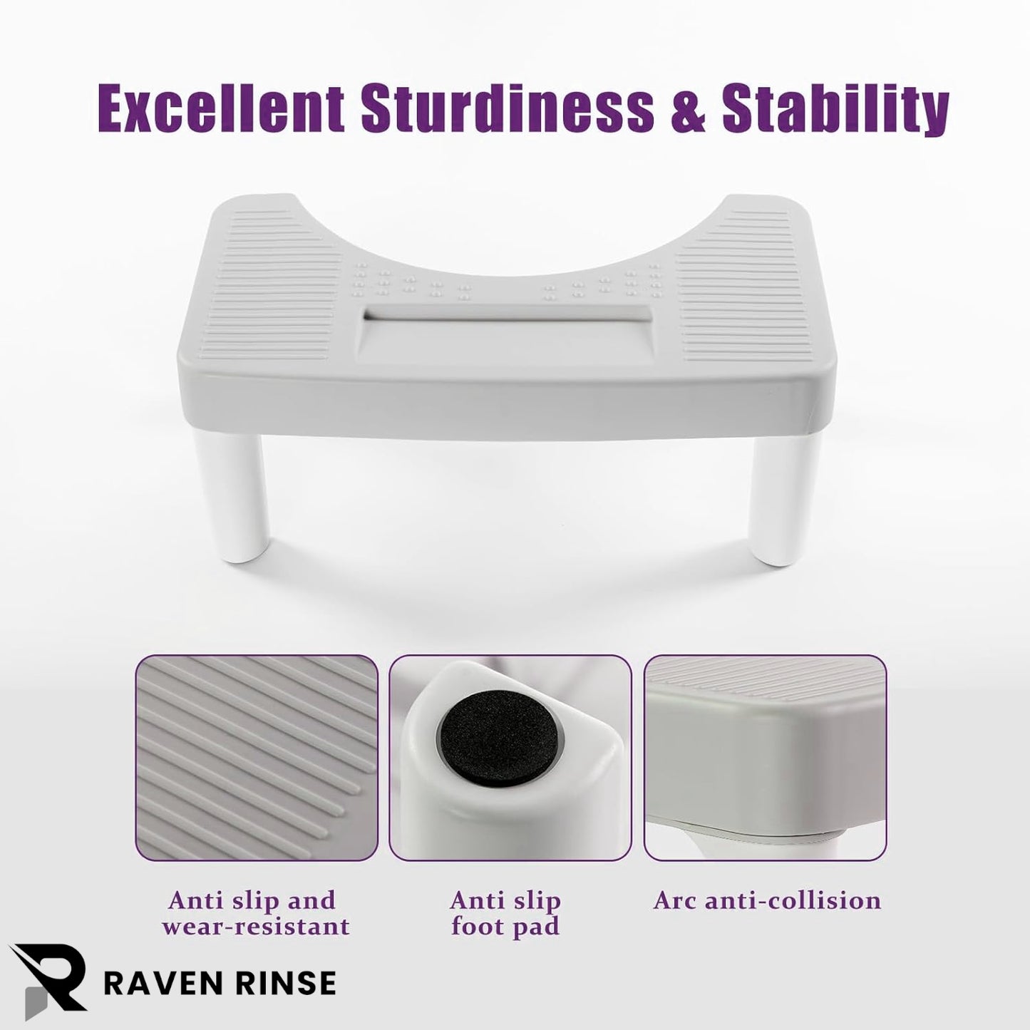 RavenRinse Premium Potty Perch